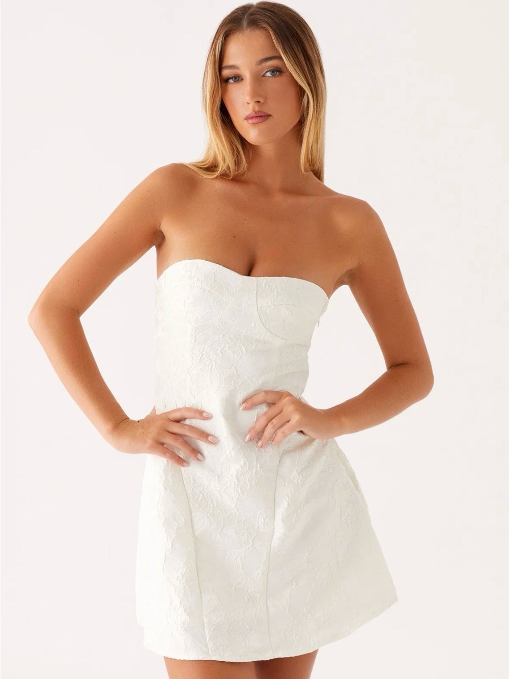 Pepper Mayo Eternity Strapless Mini Dress 2